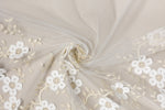 FLORIA Cream Custom Made Curtains - sheer