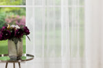 GIADA White Custom Made Curtains - sheer