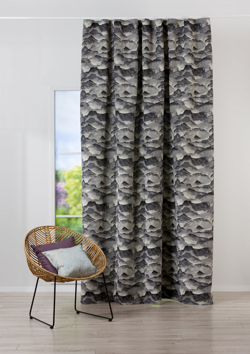 Narrabeen Grey ECO custom made curtains