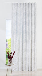 Waitara grey floral Custom Made Curtains